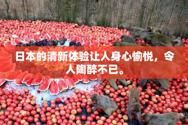 日本的清新体验让人身心愉悦，令人陶醉不已。