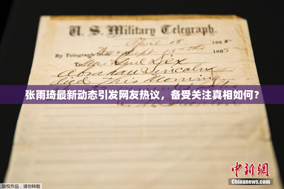 张雨琦最新动态引发网友热议，备受关注真相如何？