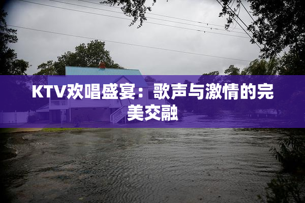 KTV欢唱盛宴：歌声与激情的完美交融