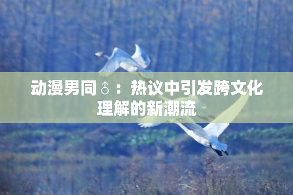 动漫男同♂：热议中引发跨文化理解的新潮流