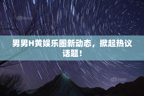 男男H黄娱乐圈新动态，掀起热议话题！