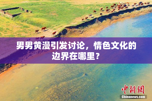 男男黄漫引发讨论，情色文化的边界在哪里？