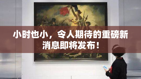 小时也小，令人期待的重磅新消息即将发布！
