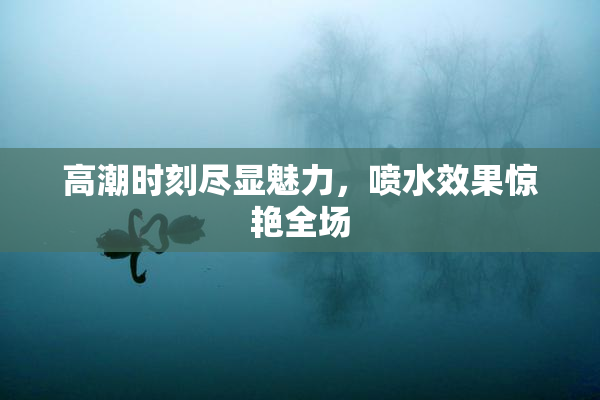 高潮时刻尽显魅力，喷水效果惊艳全场