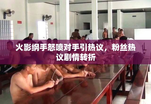 火影纲手怒喷对手引热议，粉丝热议剧情转折
