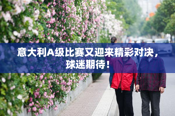 意大利A级比赛又迎来精彩对决，球迷期待！