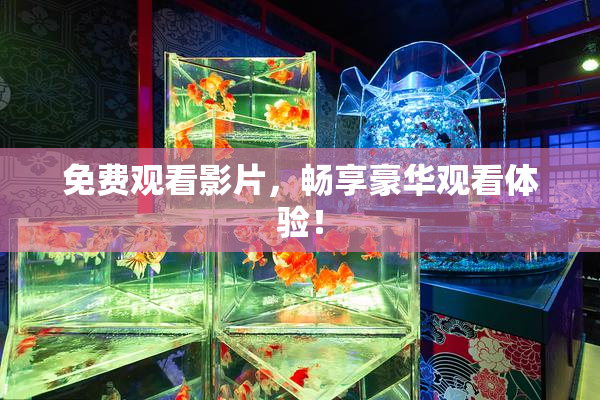 免费观看影片，畅享豪华观看体验！