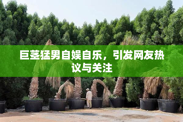 巨茎猛男自娱自乐，引发网友热议与关注