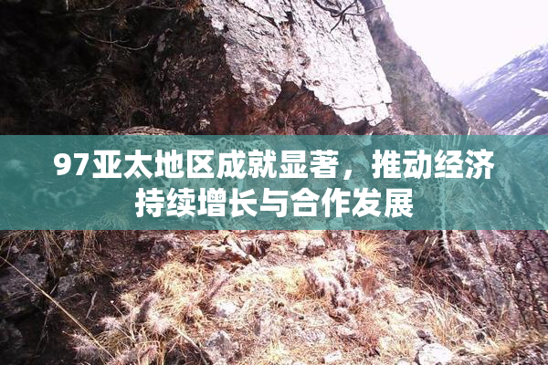 97亚太地区成就显著，推动经济持续增长与合作发展