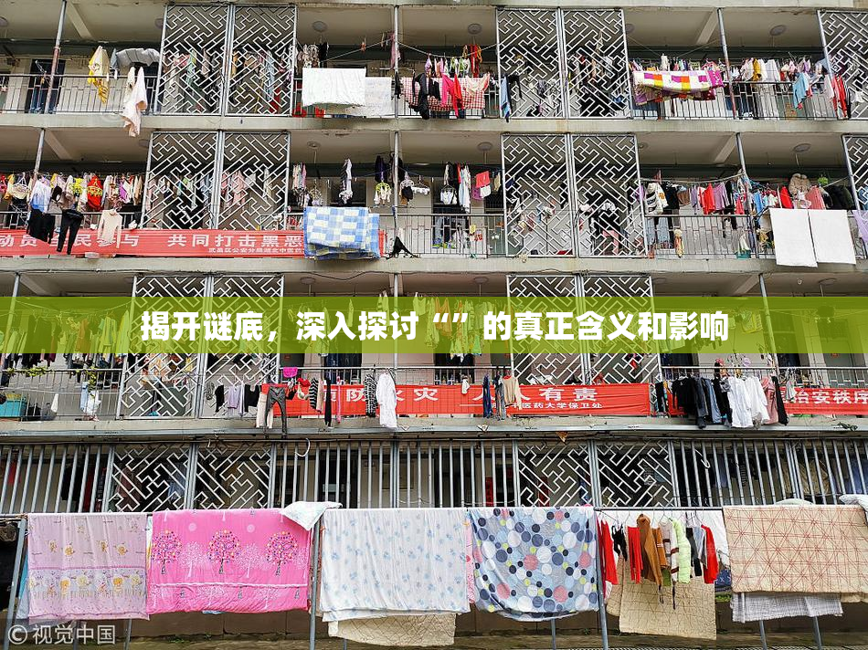 揭开谜底，深入探讨“”的真正含义和影响