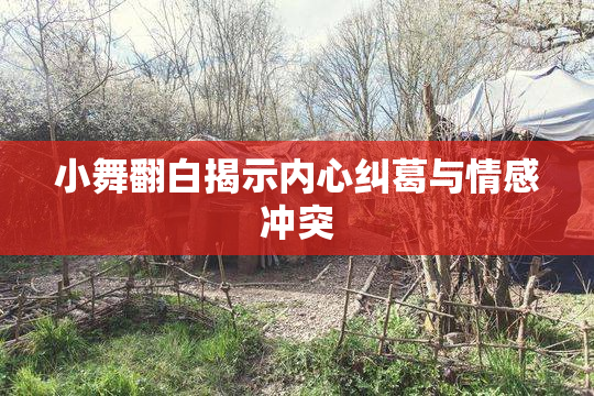 小舞翻白揭示内心纠葛与情感冲突