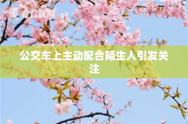 公交车上主动配合陌生人引发关注