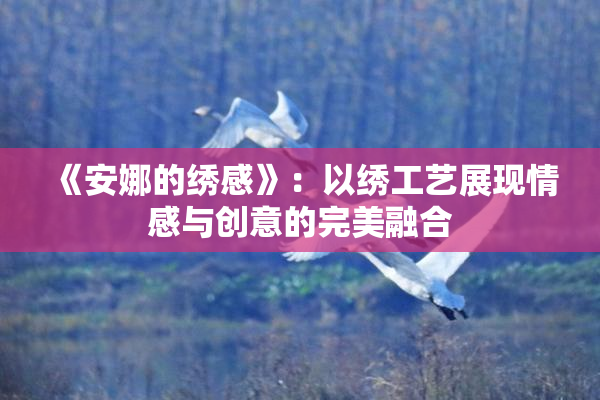 《安娜的绣感》：以绣工艺展现情感与创意的完美融合