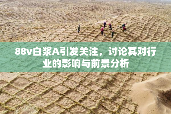 88v白浆A引发关注，讨论其对行业的影响与前景分析