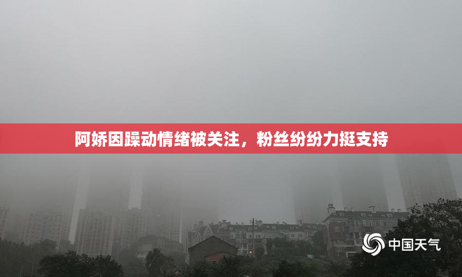 阿娇因躁动情绪被关注，粉丝纷纷力挺支持