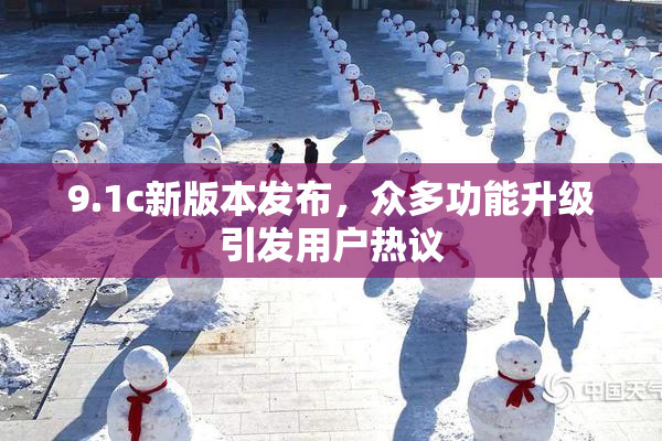 9.1c新版本发布，众多功能升级引发用户热议