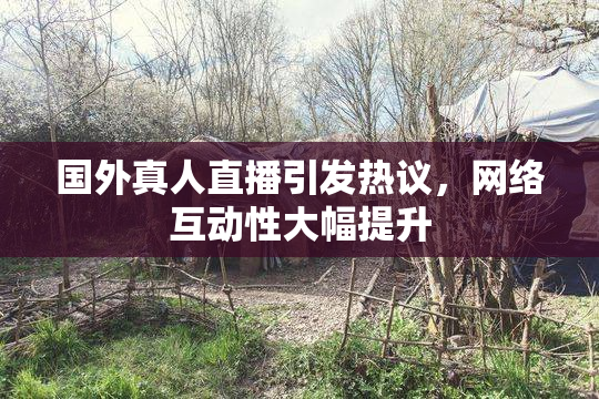 国外真人直播引发热议，网络互动性大幅提升