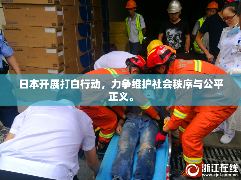 日本开展打白行动，力争维护社会秩序与公平正义。