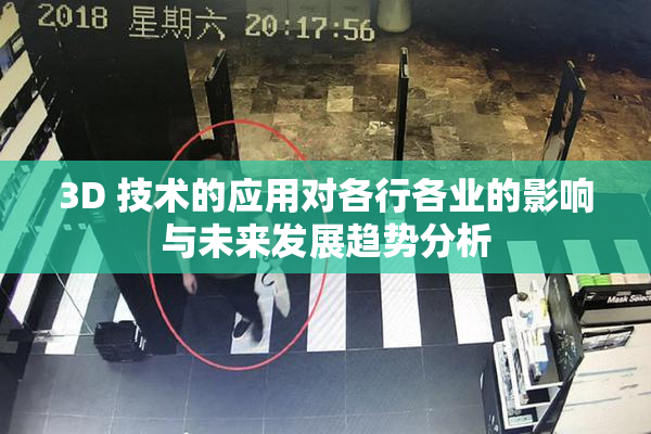 3D 技术的应用对各行各业的影响与未来发展趋势分析