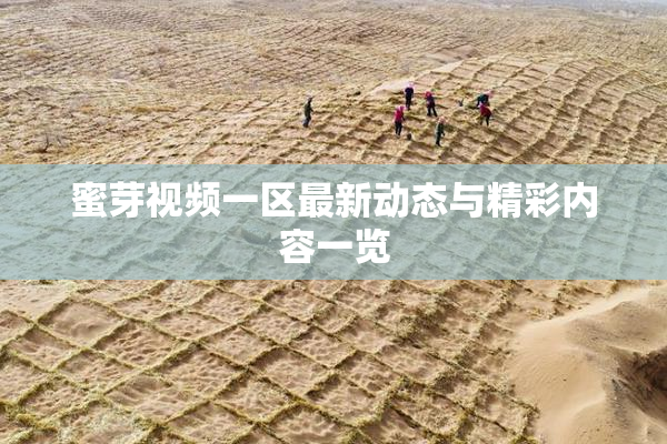 蜜芽视频一区最新动态与精彩内容一览