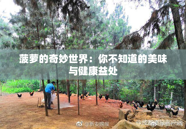 菠萝的奇妙世界：你不知道的美味与健康益处