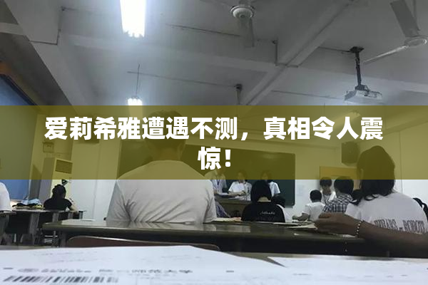 爱莉希雅遭遇不测，真相令人震惊！
