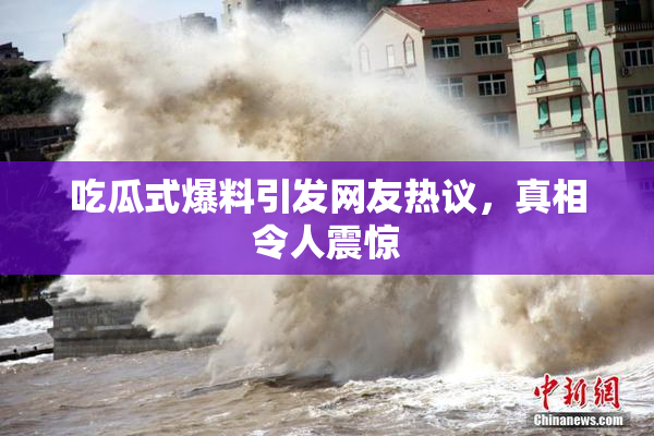 吃瓜式爆料引发网友热议，真相令人震惊