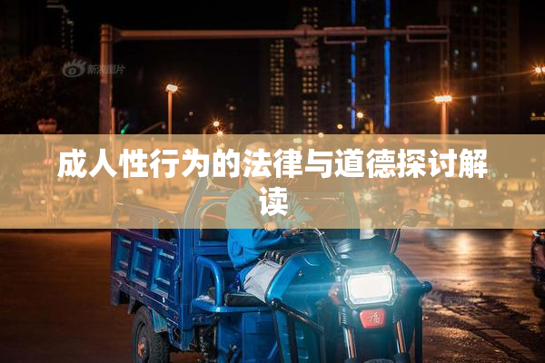 成人性行为的法律与道德探讨解读