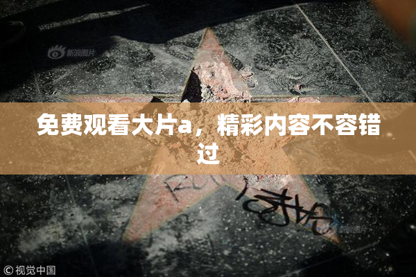 免费观看大片a，精彩内容不容错过