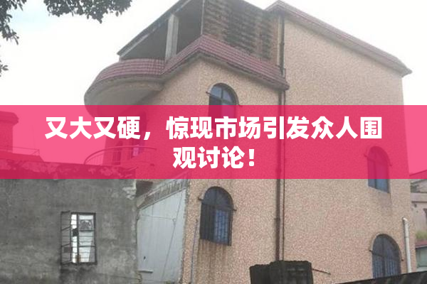 又大又硬，惊现市场引发众人围观讨论！
