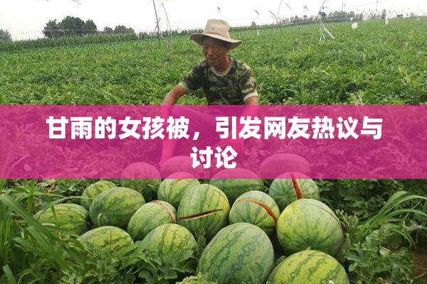 甘雨的女孩被，引发网友热议与讨论