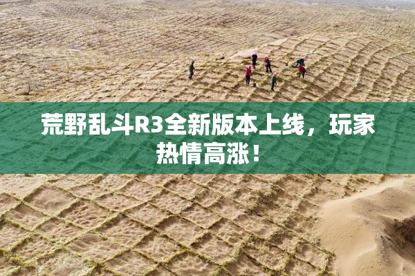 荒野乱斗R3全新版本上线，玩家热情高涨！