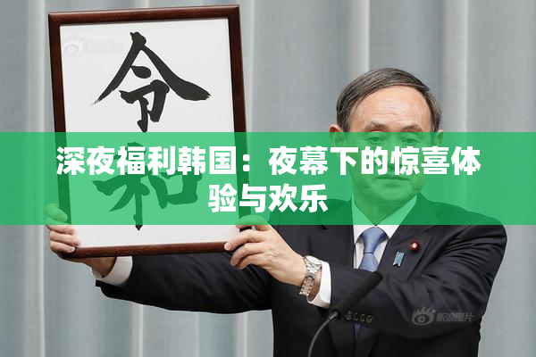 深夜福利韩国：夜幕下的惊喜体验与欢乐