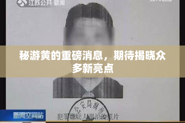 秘游黄的重磅消息，期待揭晓众多新亮点