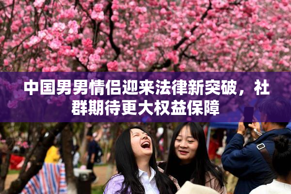 中国男男情侣迎来法律新突破，社群期待更大权益保障