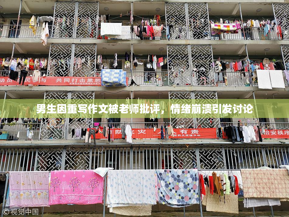 男生因重写作文被老师批评，情绪崩溃引发讨论