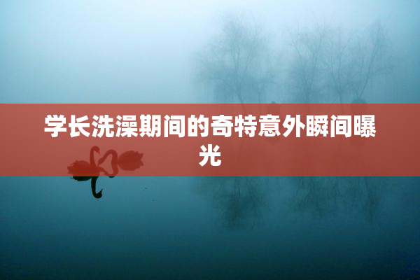 学长洗澡期间的奇特意外瞬间曝光