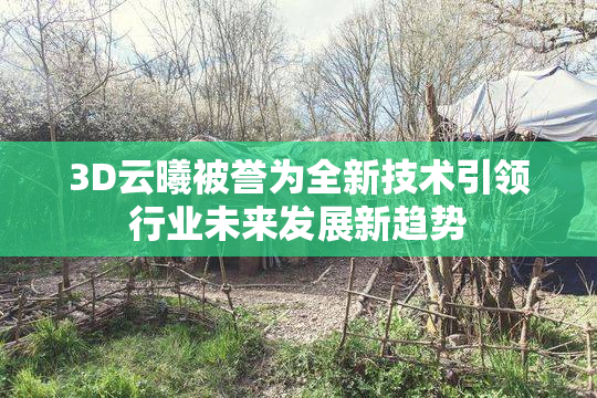 3D云曦被誉为全新技术引领行业未来发展新趋势