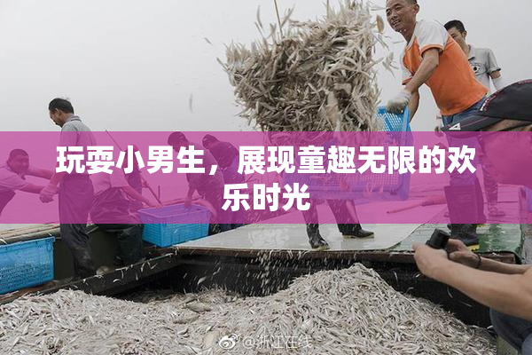 玩耍小男生，展现童趣无限的欢乐时光