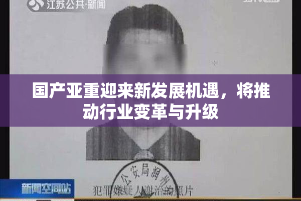 国产亚重迎来新发展机遇，将推动行业变革与升级