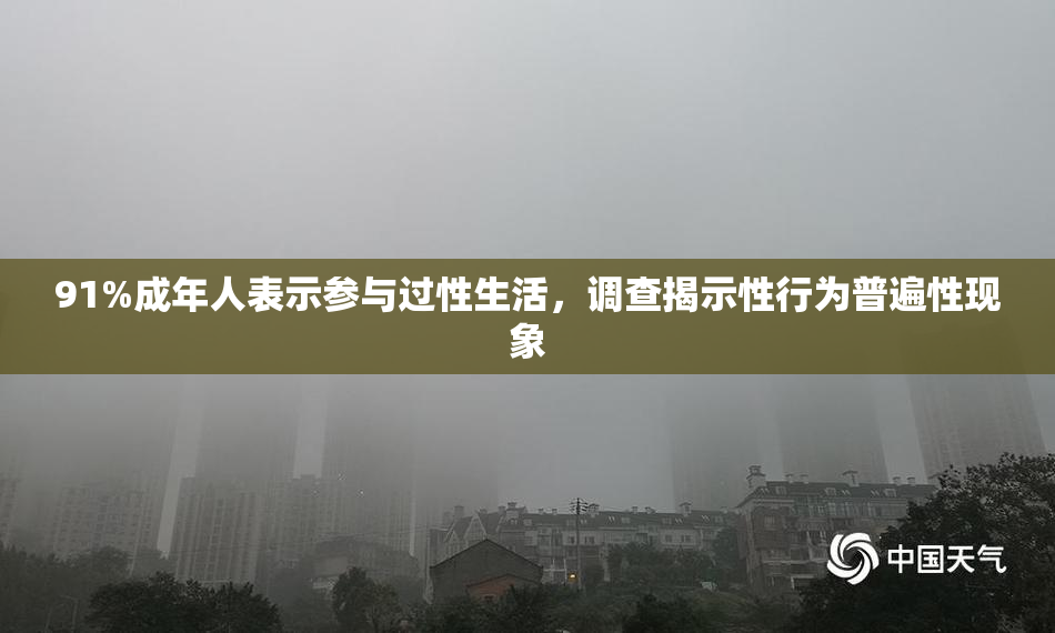 91%成年人表示参与过性生活，调查揭示性行为普遍性现象