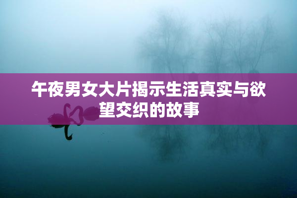 午夜男女大片揭示生活真实与欲望交织的故事