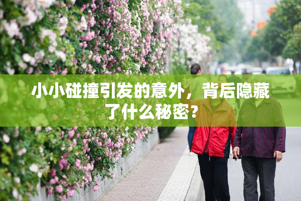 小小碰撞引发的意外，背后隐藏了什么秘密？