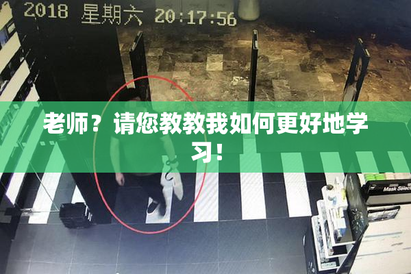老师？请您教教我如何更好地学习！