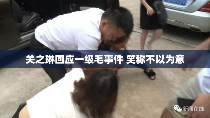 关之琳回应一级毛事件 笑称不以为意