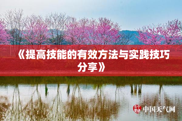 《提高技能的有效方法与实践技巧分享》