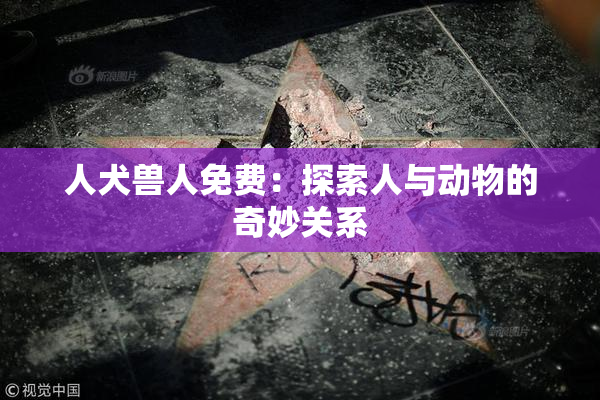 人犬兽人免费：探索人与动物的奇妙关系