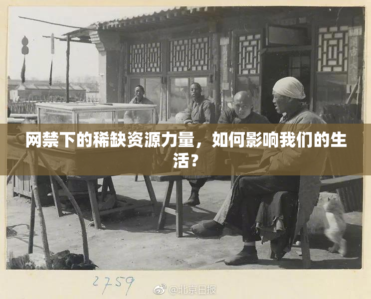 网禁下的稀缺资源力量，如何影响我们的生活？