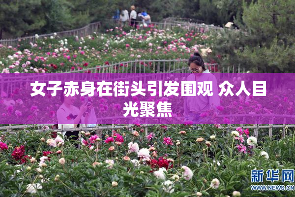 女子赤身在街头引发围观 众人目光聚焦