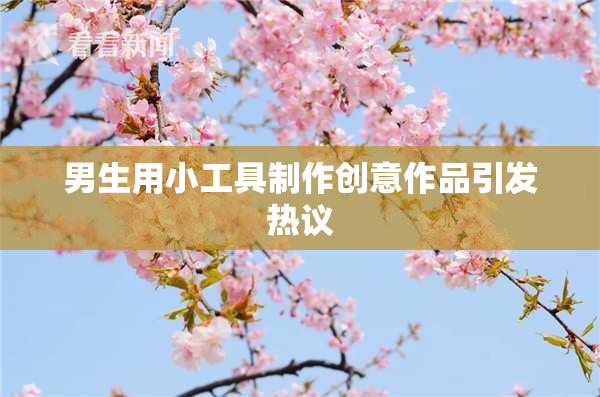 男生用小工具制作创意作品引发热议